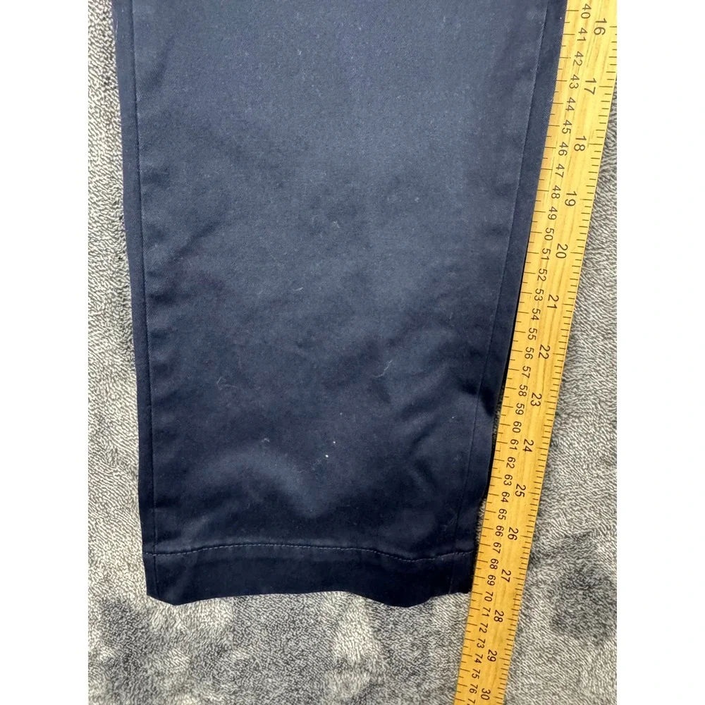 Banana Republic Chino Mens 36x30 Navy Fulton Tailoring+ Rapid Movement Stretch